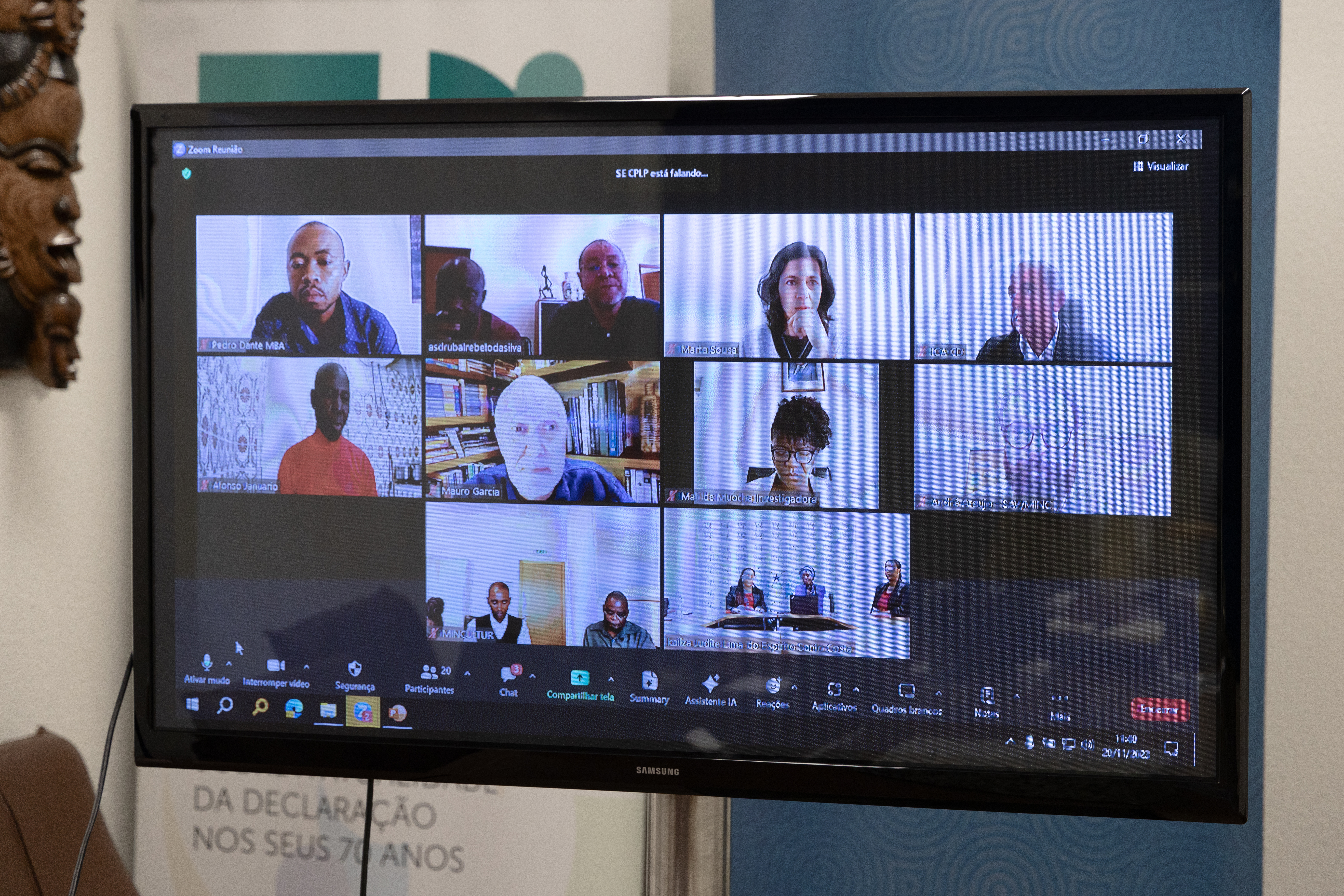 Secretariado Executivo Reúne Com Rede CPLP Audiovisual 8